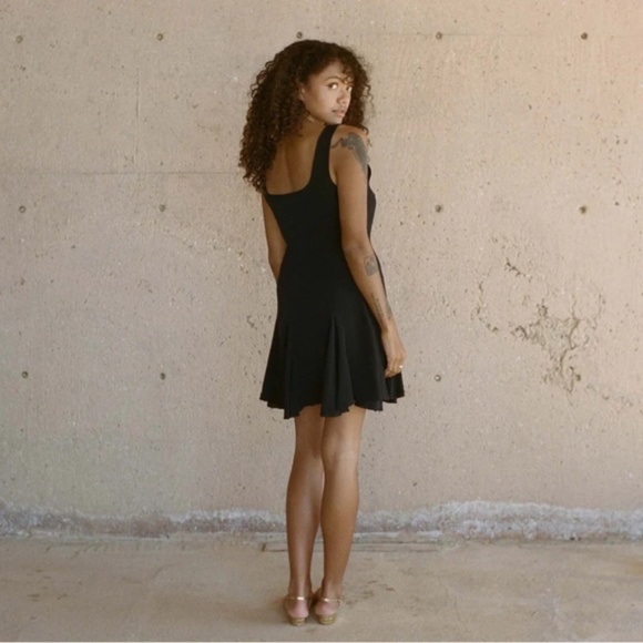 NWT Doen Portal Dress Black XXS - Picture 2 of 9